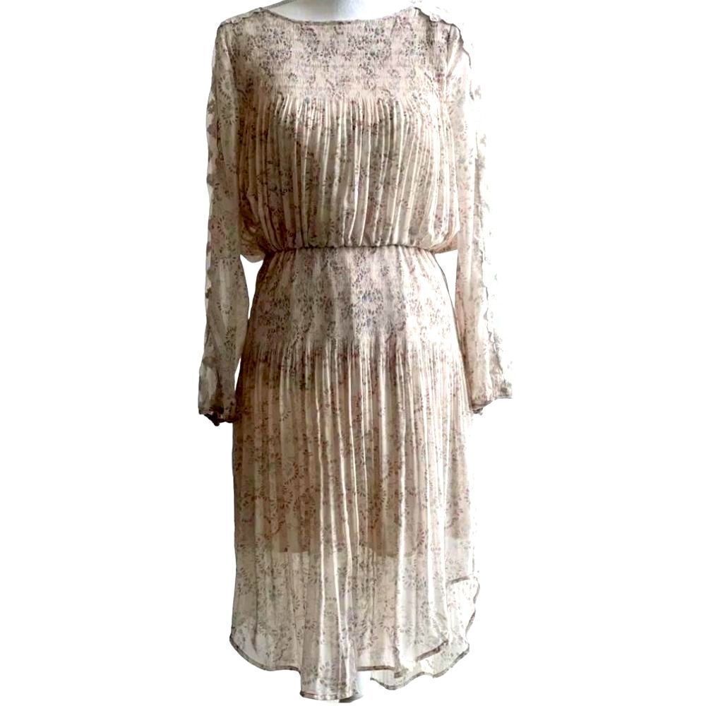 Free People Charlotte Midi Victorian Style Floral Dress